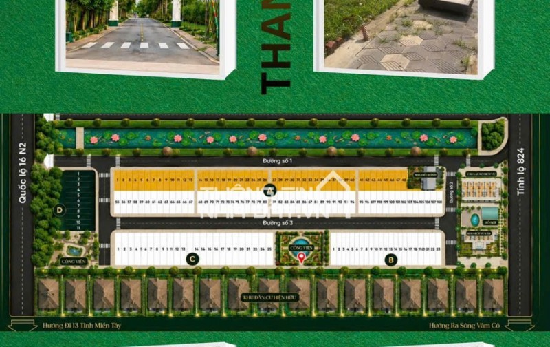 Sunrise Thanh Bình - Mua đất tặng nhà vườn - Đức Hòa